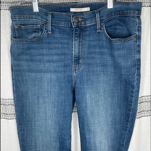 LEVI'S 512 Slimming Boot Mid Rise Jeans, Size 32 - Picture 5 of 10
